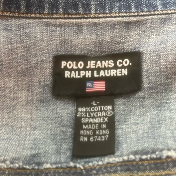 Ralph Lauren jean jacket. EUC. - Picture 3 of 4